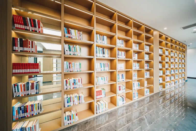 What type of furniture is most suitable for library selection